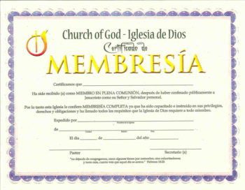 certificado de agradecimiento cristiano